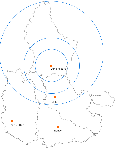 Luxembourg Résine intervient sur toute la Lorraine et le Luxembourg